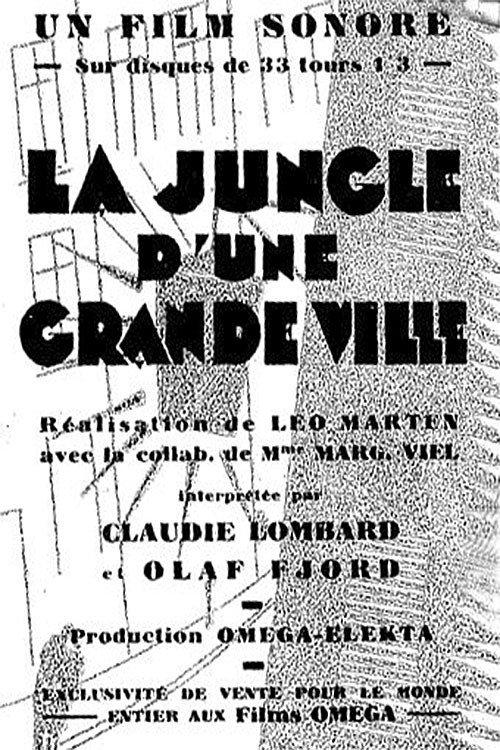 Big City Jungle 1930 official movie poster