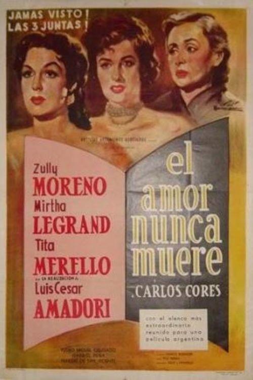 Love Never Dies 1955 official movie poster
