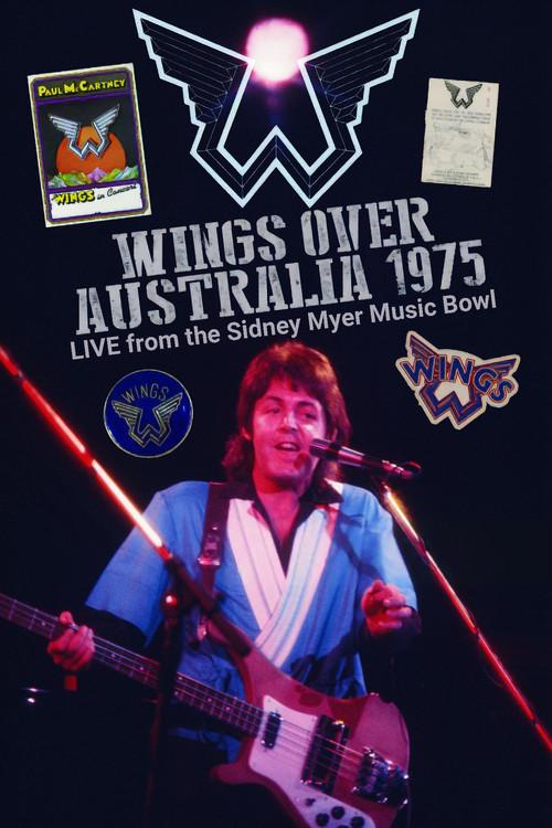 Paul McCartney & Wings: Wings Over Australia 1975 official movie poster