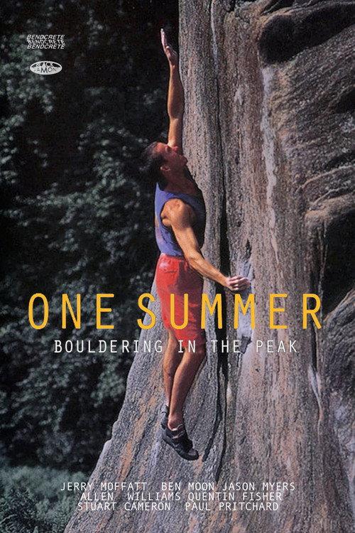 One Summer: Bouldering in the Peak 1994 official movie poster