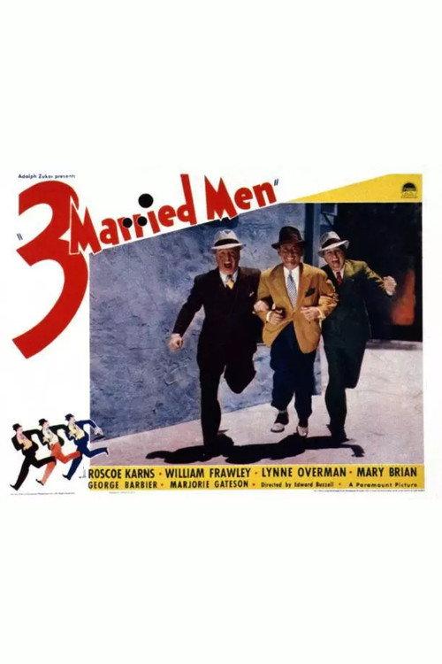 Three Married Men 1936 official movie poster