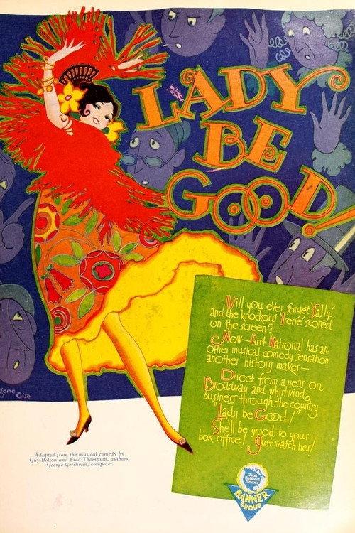 Lady Be Good 1928 official movie poster