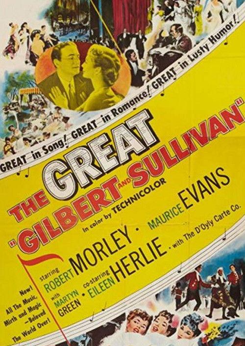 The Story of Gilbert and Sullivan 1953 official movie poster