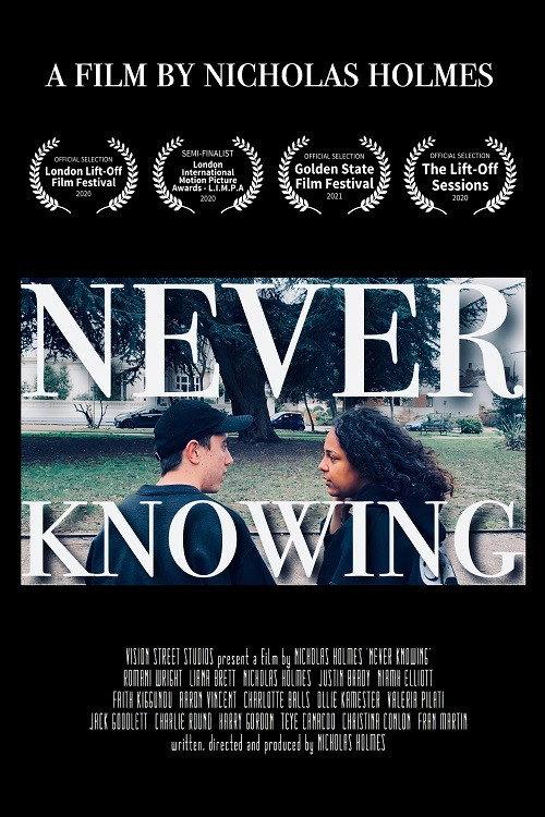 Never Knowing 2022 official movie poster