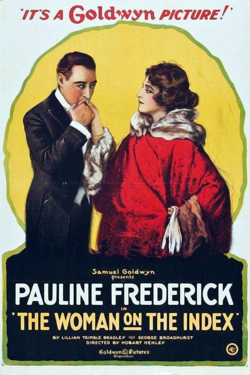 The Woman on the Index 1919 official movie poster