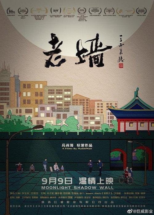 Moonlight Shadow Wall 2023 official movie poster
