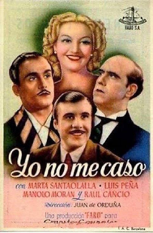 Yo no me caso 1944 official movie poster