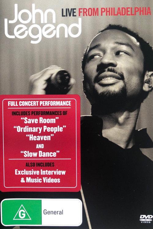 John Legend: Live from Philadelphia 2008 official movie poster