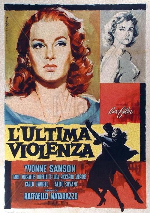 The Last Violence 1957 official movie poster