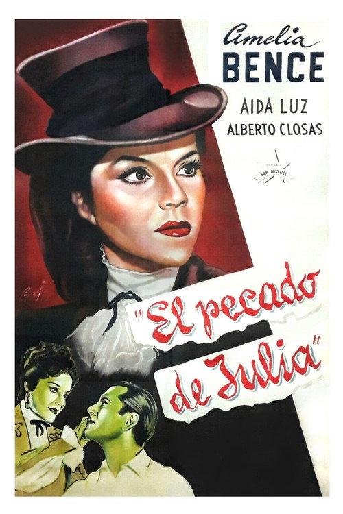 El pecado de Julia 1947 official movie poster