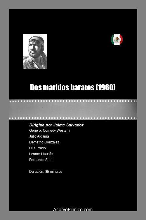 Dos Maridos baratos 1960 official movie poster