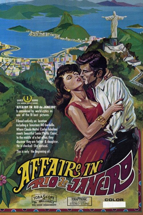 Affaire in Rio de Janeiro 1972 official movie poster