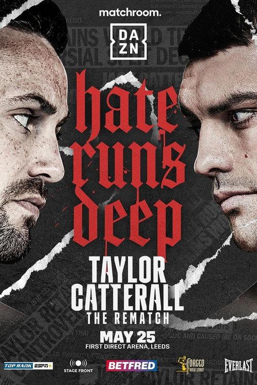Josh Taylor vs. Jack Catterall II 2024 official movie poster