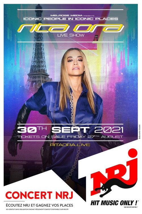 Rita Ora: At the Eiffel Tower 2021 official movie poster