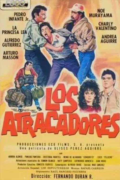 Los Atracadores 1988 official movie poster