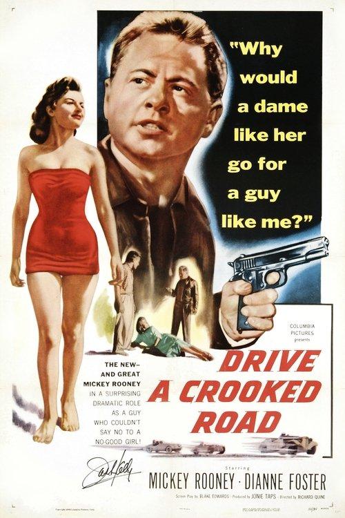Drive a Crooked Road 1954 official movie poster
