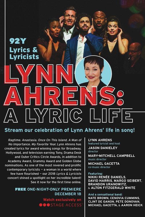 Lynn Ahrens: A Lyric Life 2020 official movie poster