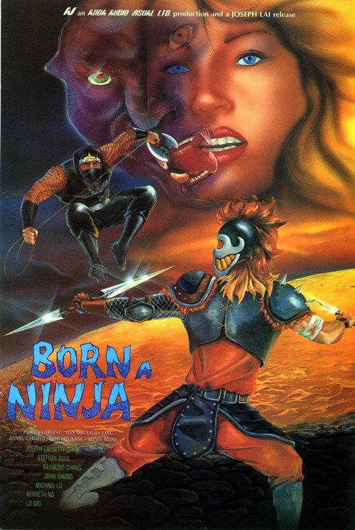 Born a Ninja 1989 official movie poster