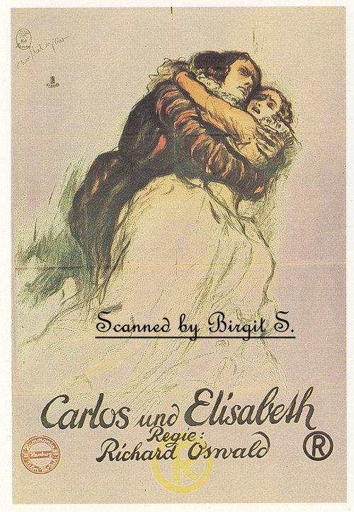 Don Carlos und Elisabeth 1924 official movie poster