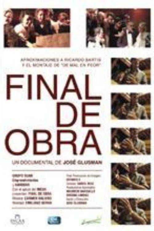 Final de obra 2006 official movie poster