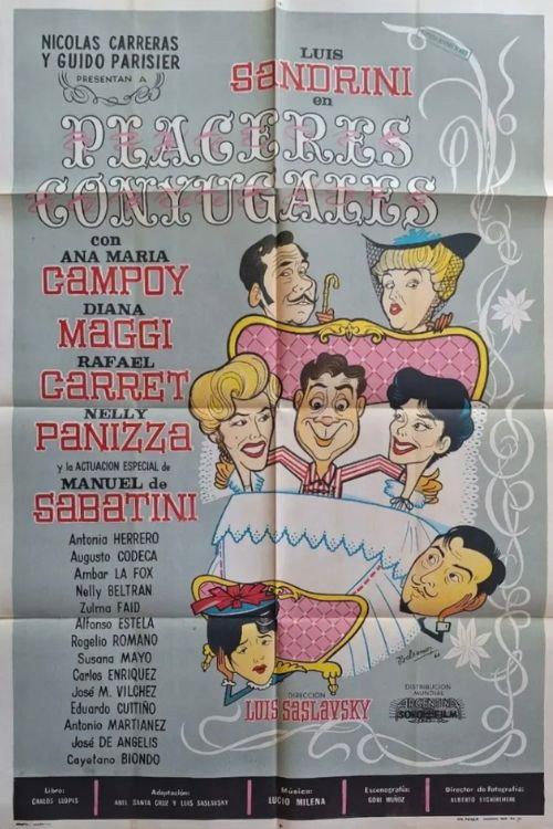 Placeres conyugales 1964 official movie poster