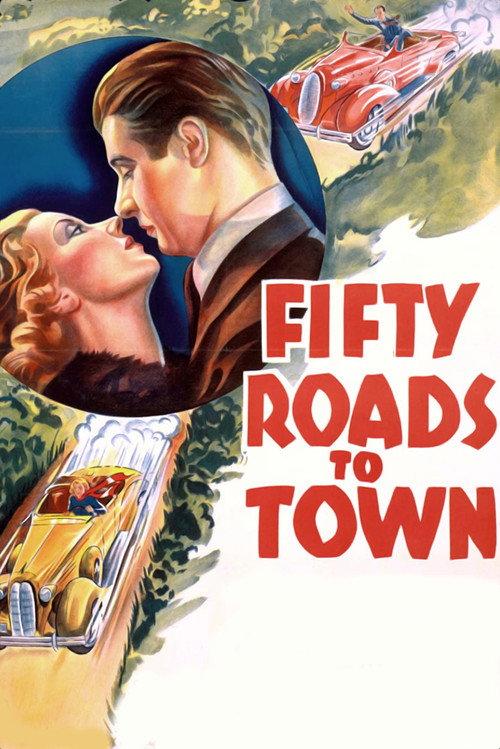 Fifty Roads to Town 1937 official movie poster