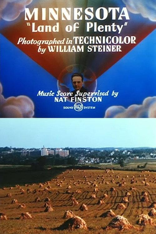 Minnesota: 'Land of Plenty' 1942 official movie poster