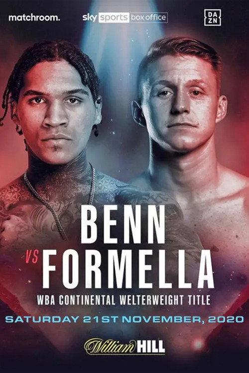 Conor Benn vs. Sebastian Formella 2020 official movie poster