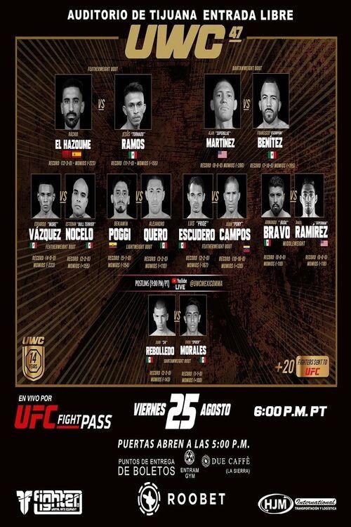 UWC 47: El Hazoume vs. Ramos 2023 official movie poster