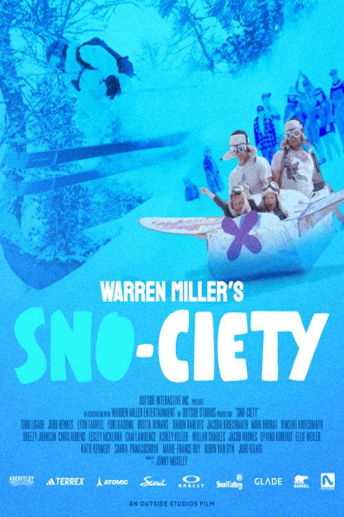 Warren Miller’s SNO-CIETY 2025 official movie poster