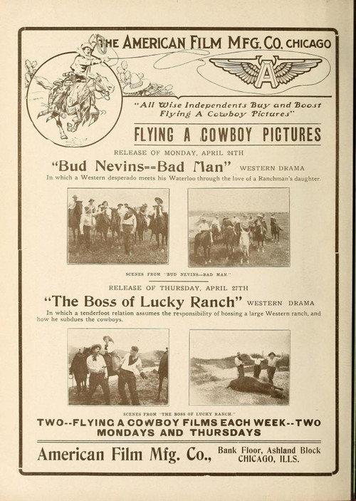 The Boss of Lucky Ranch 1911 official movie poster