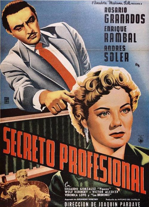 Secreto profesional 1955 official movie poster