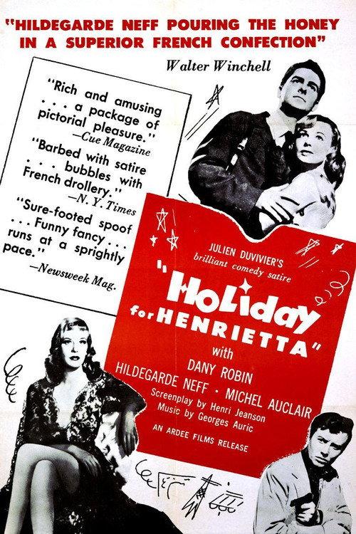 Holiday for Henrietta 1952 official movie poster