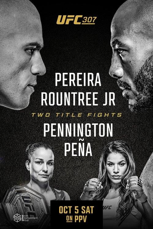 UFC 307: Pereira vs. Rountree Jr. 2024 official movie poster