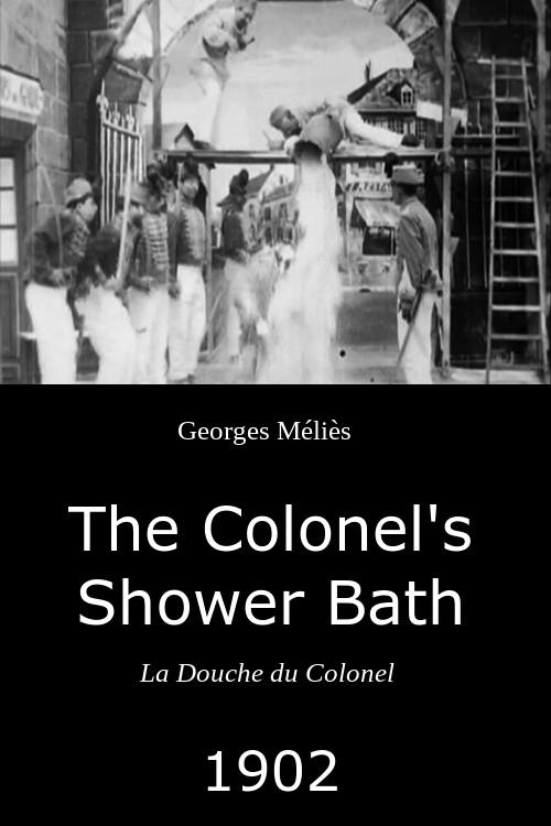The Colonel's Shower Bath 1902 official movie poster