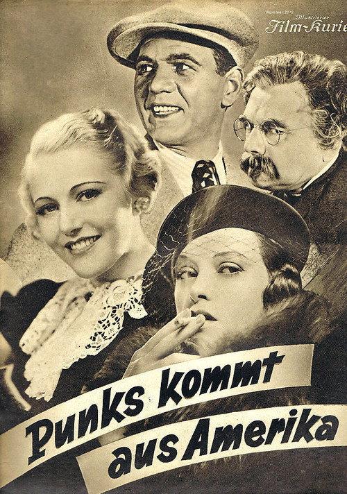 Punks kommt aus Amerika 1935 official movie poster