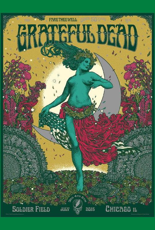 Grateful Dead: Fare Thee Well - 50 Years of Grateful Dead (Chicago) 2015 official movie poster