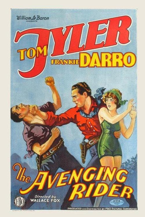 The Avenging Rider 1928 official movie poster