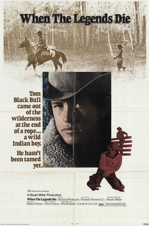 When the Legends Die 1972 official movie poster