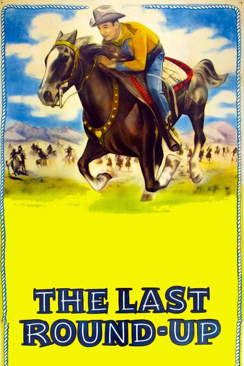 The Last Round-up 1947 official movie poster