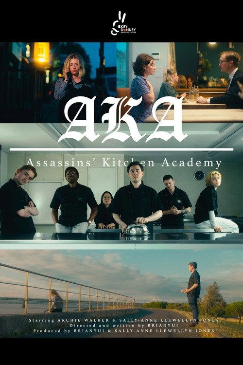 Assassins' Kitchen Academy (A.K.A.) 2024 official movie poster