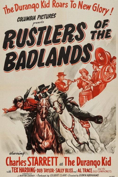 Rustlers of the Badlands 1945 official movie poster