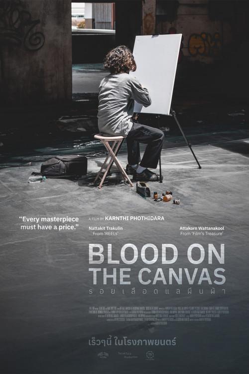 Blood on the canvas 2025 official movie poster