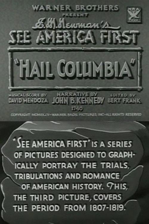 Hail Columbia 1934 official movie poster