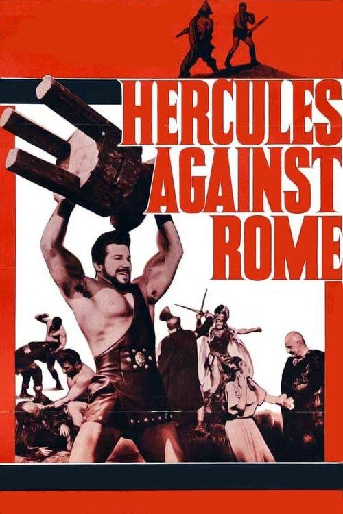 Hercules Against Rome 1964 official movie poster