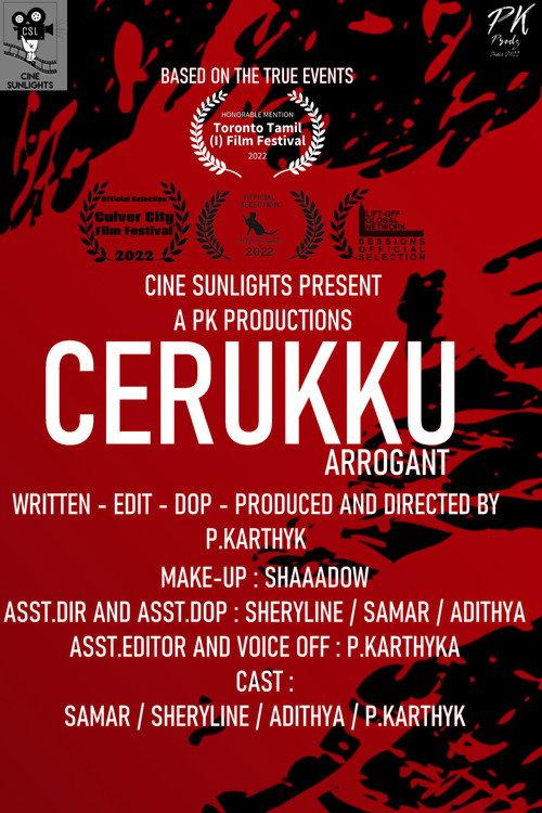 Cerukku 2022 official movie poster
