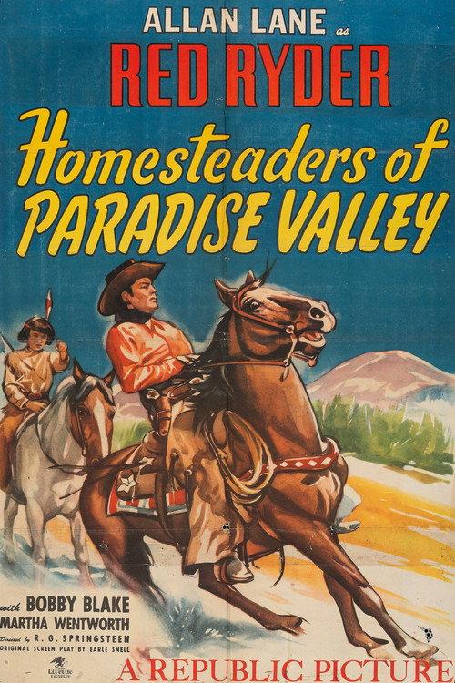 Homesteaders of Paradise Valley 1947 official movie poster