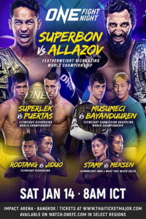 ONE Fight Night 6: Superbon vs. Allazov 2023 official movie poster