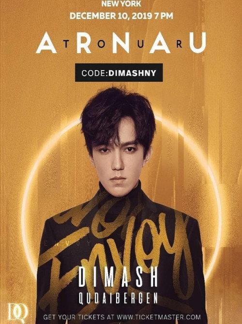 Dimash Kudaibergen - ARNAU Tour in New York 2019 official movie poster