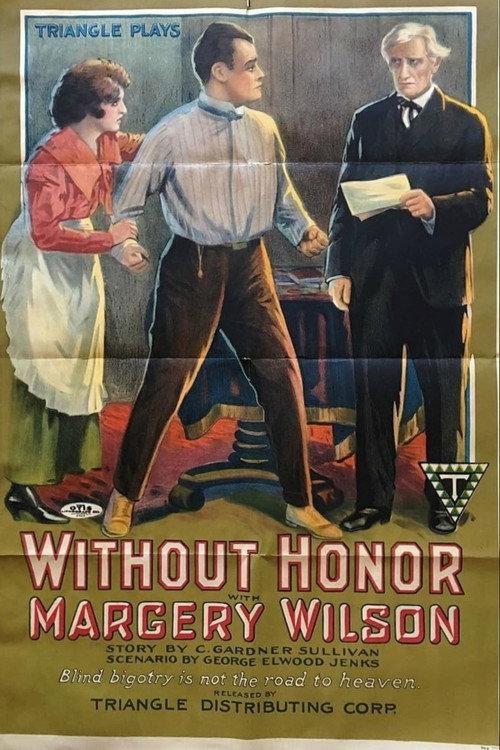 Without Honor 1918 official movie poster